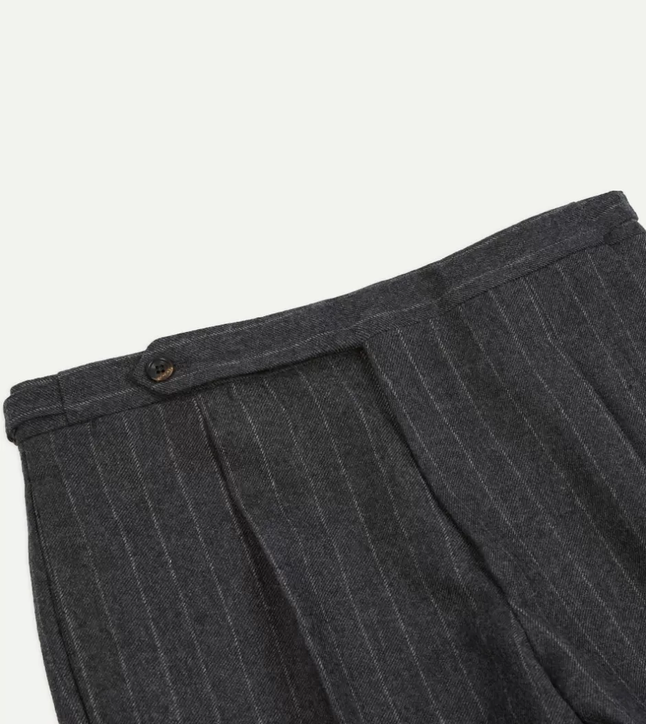 Drake's ALD / Chalkstripe Suit Trouser Hot