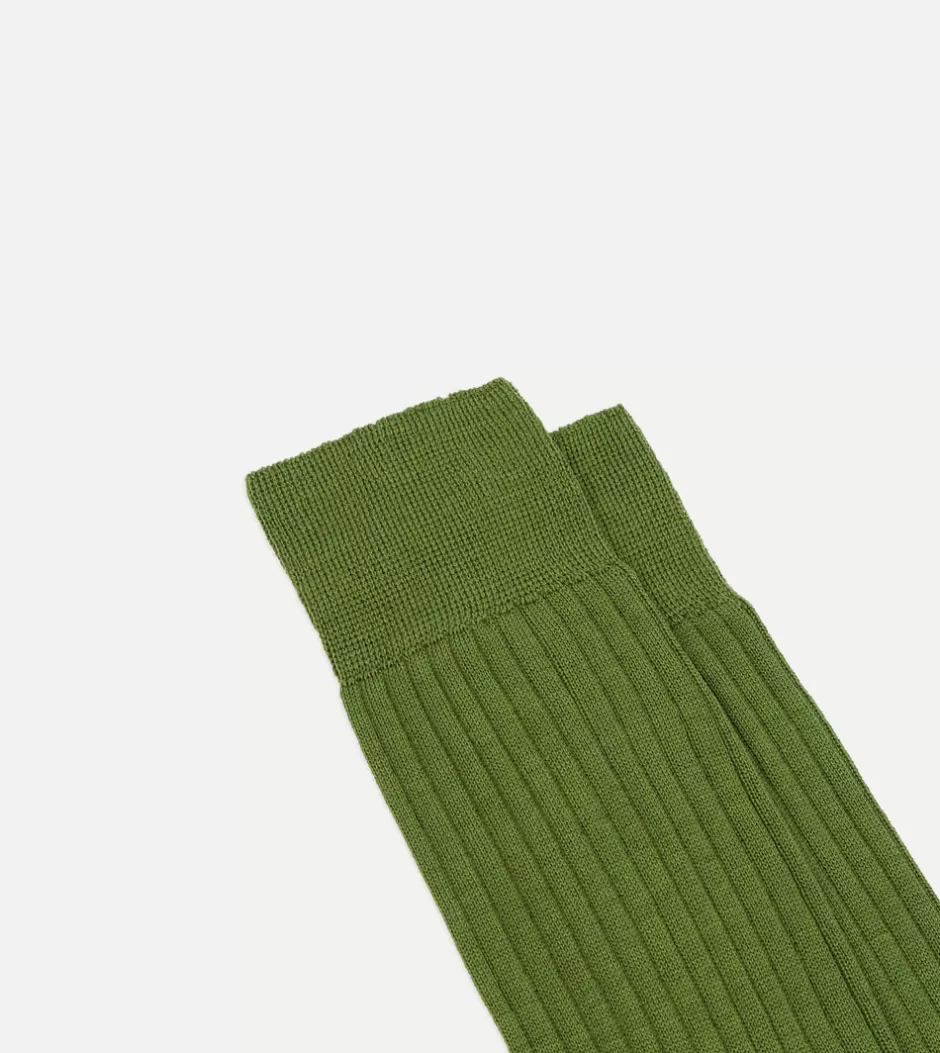 Drake's ALD / Green Dress Sock Sale