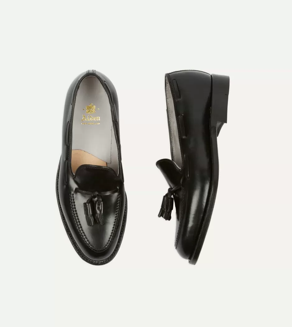 Drake's Alden Black Cordovan Tassel Loafer Fashion