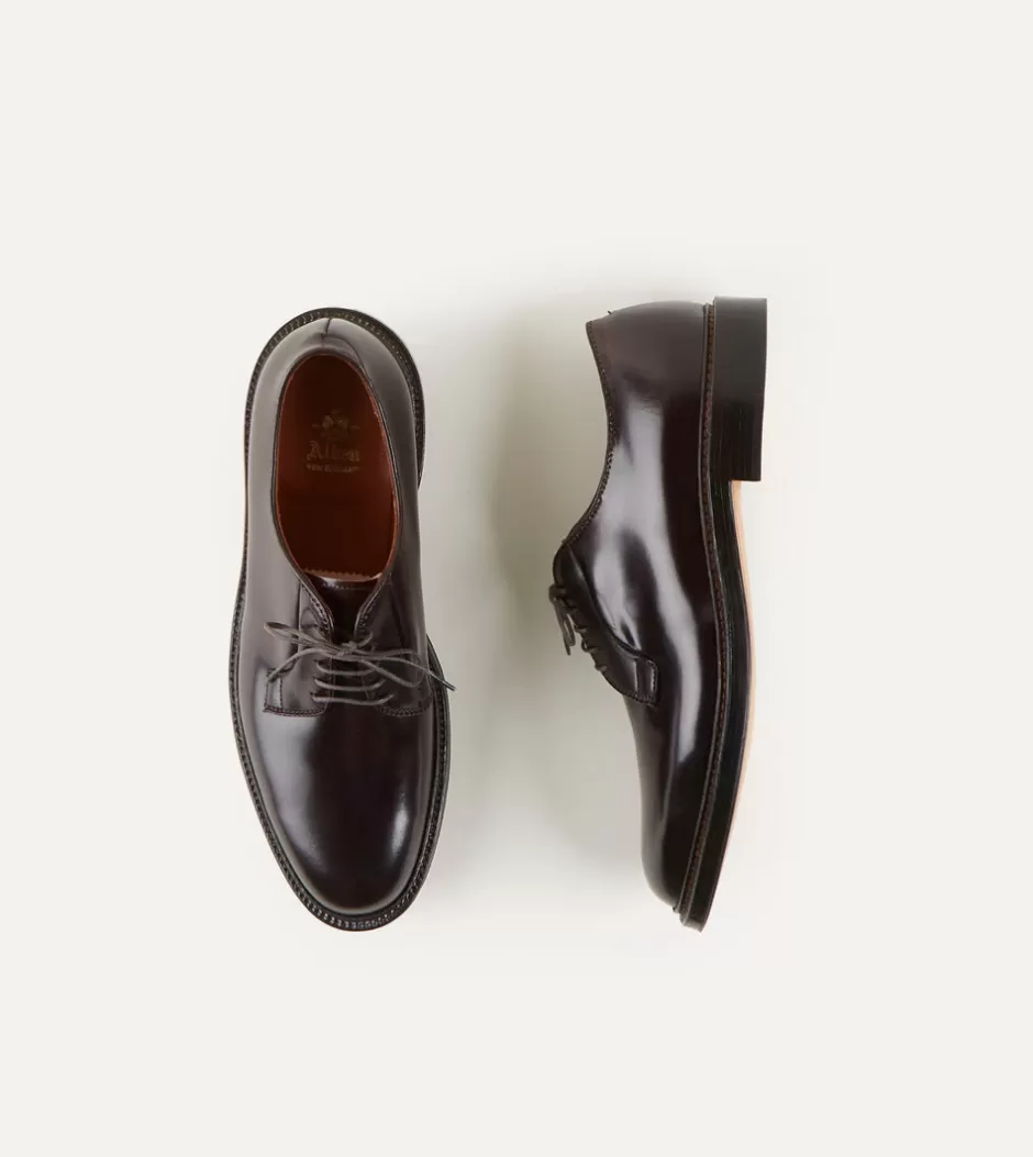 Drake's Alden Burgundy Cordovan Plain Toe Blucher Outlet