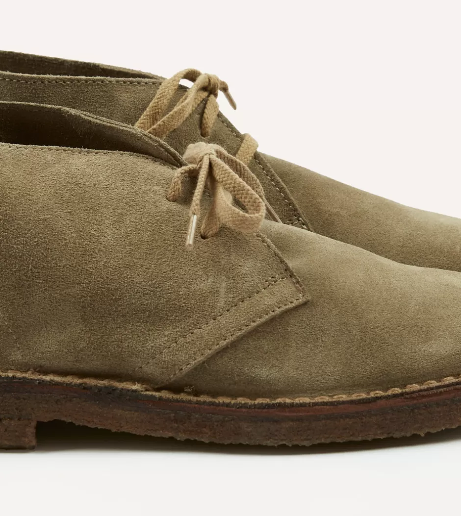 Drake's Clifford Desert Boot Suede Sand Shop