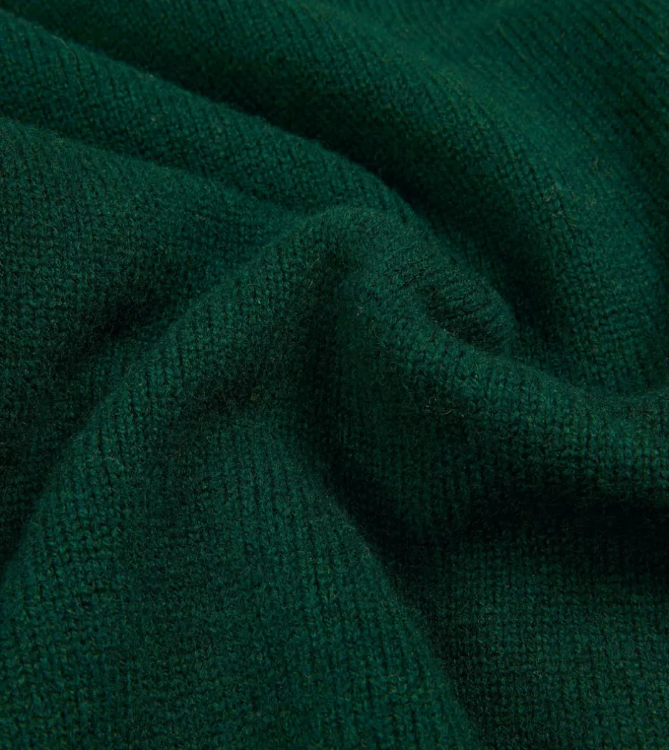 Drake's Lambswool 6 Button Cardigan Dark green Best Sale