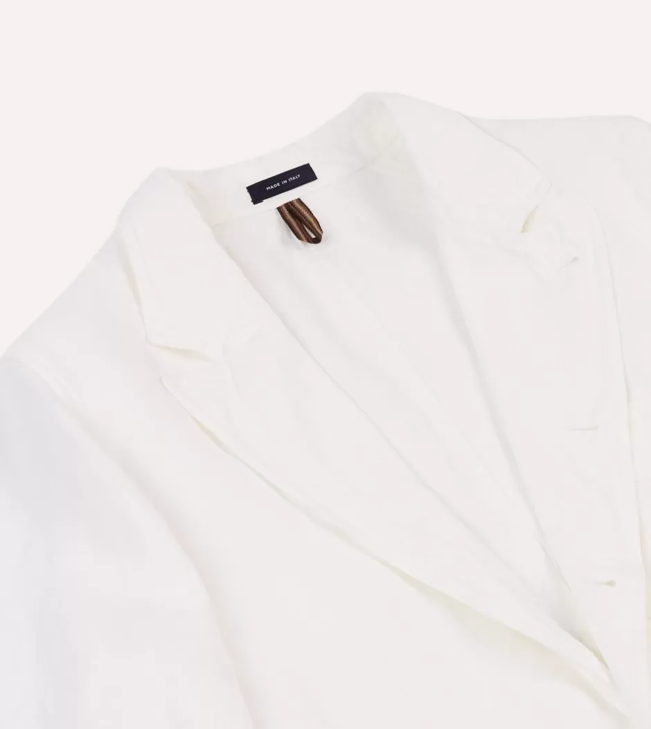 Drake's Linen Games Blazer Mk. II Ecru Online