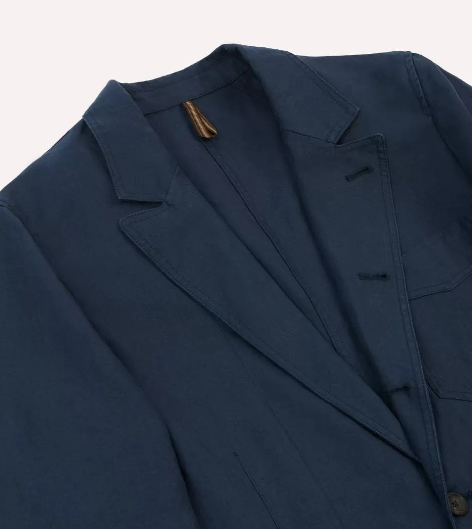 Drake's Linen Games Blazer Mk. II Navy Sale