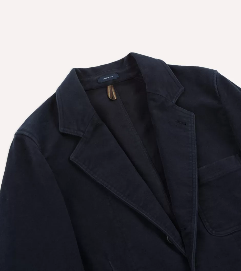 Drake's Navy Moleskin Games Blazer Mk. I Clearance