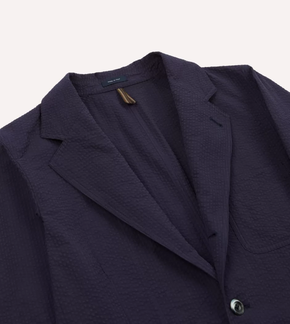 Drake's Seersucker Games Blazer Mk. I Navy Clearance