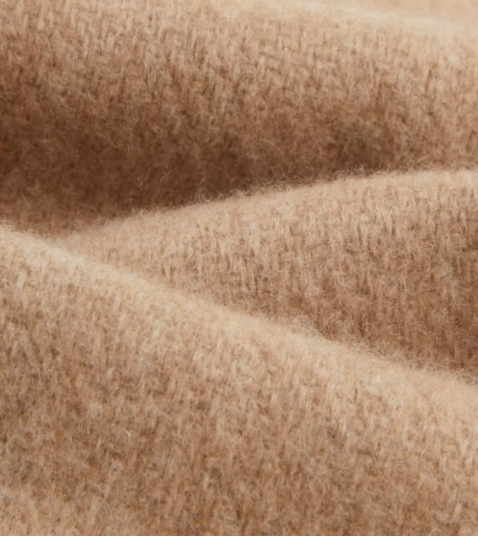 Drake's Oatmeal Cashmere Scarf Clearance