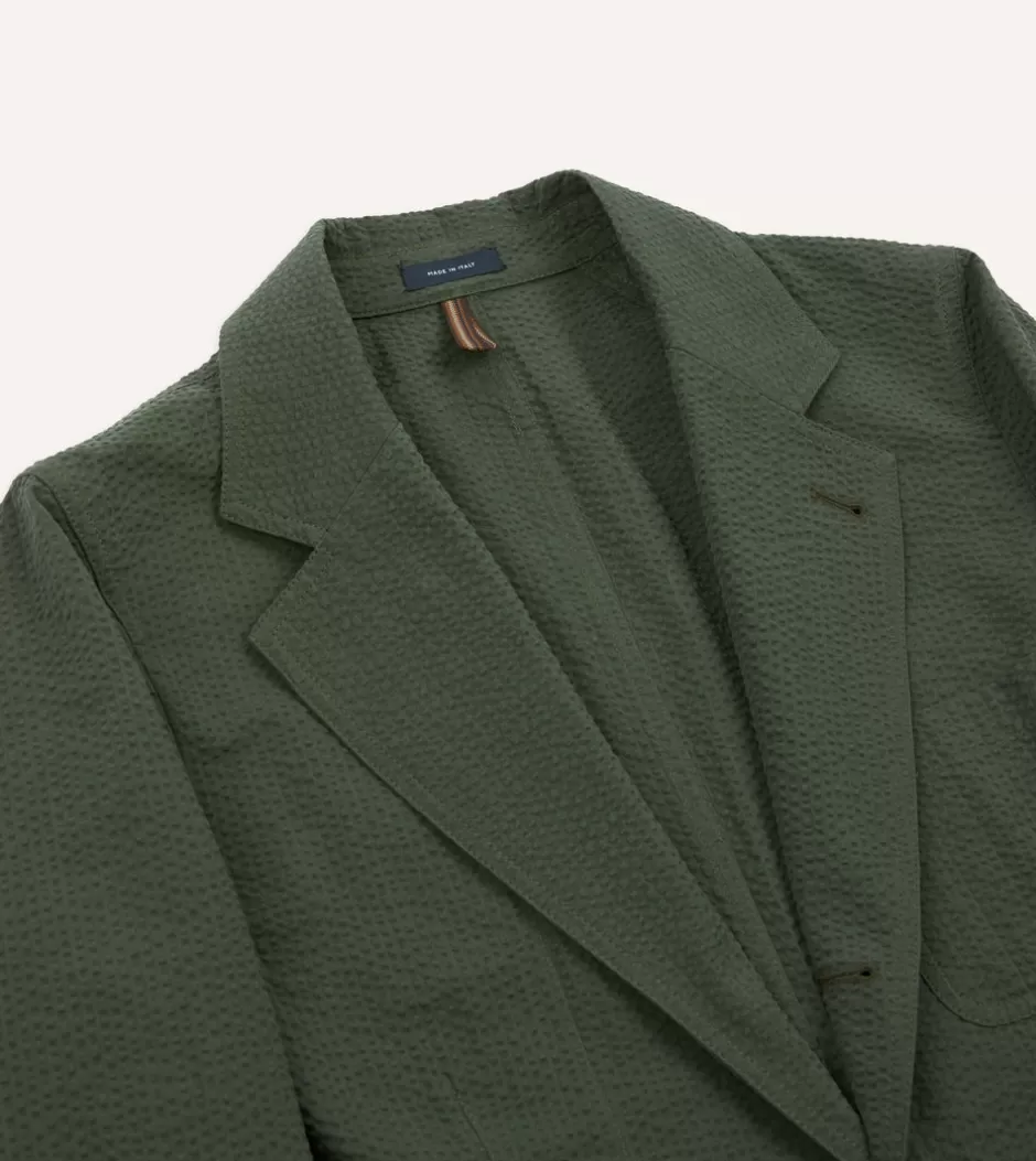 Drake's Seersucker Games Blazer Mk. I Olive Shop