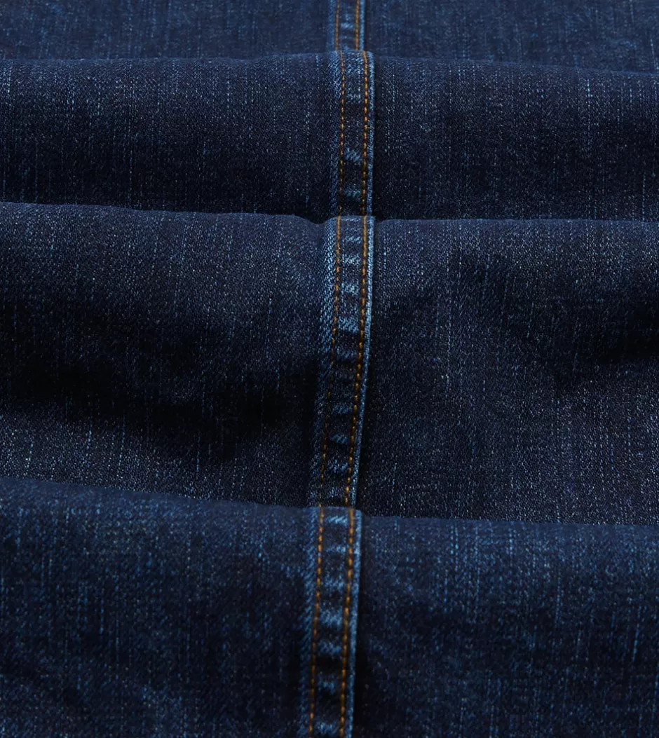 Drake's Selvedge Denim Five-Pocket Chore Jacket Stone wash Sale