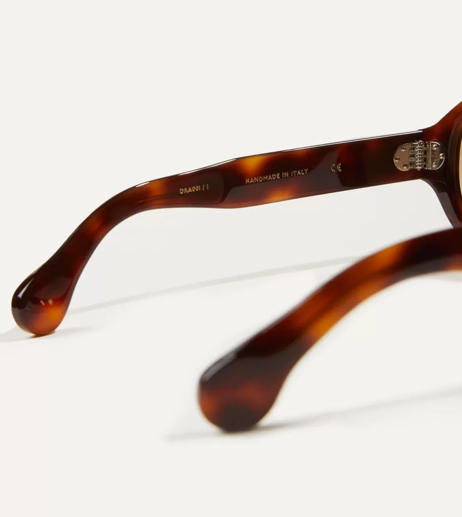 Drake's Tortoise Acetate Jules Sunglasses Online